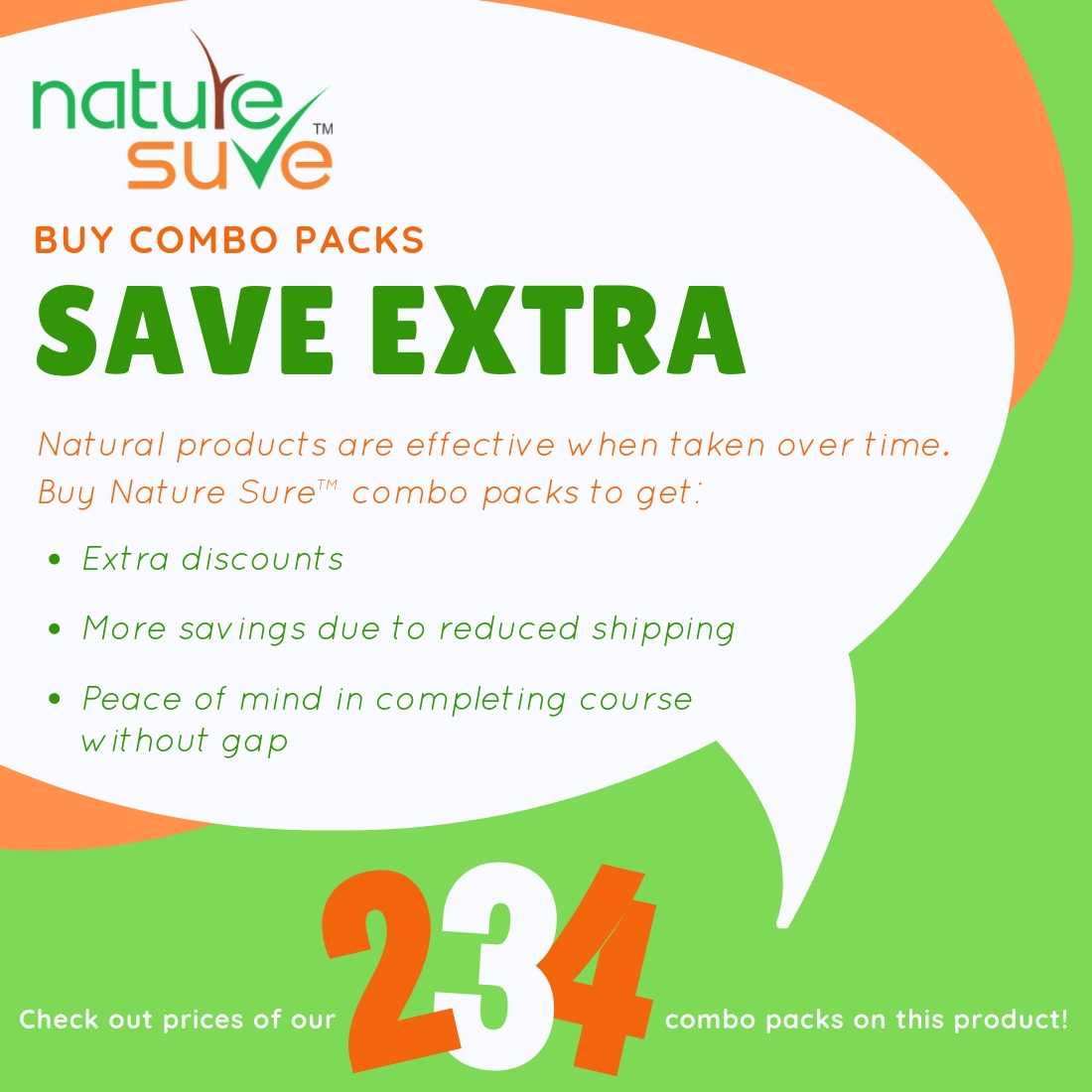 Buy Nature Sure Combos, Save Extra Discounts
