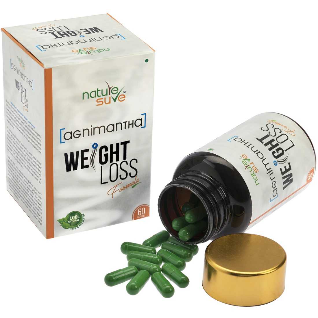 Nature Sure™ Agnimantha Weight Loss Formula Capsules for WeightLoss