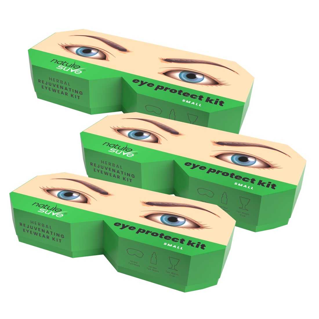Nature Sure Herbal Eye Protect Kit for Men, Women, Teens and Kids