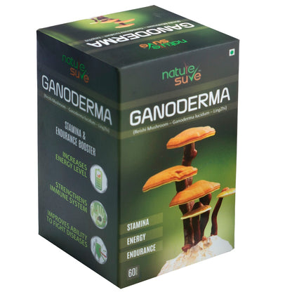 Nature Sure™ Ganoderma Capsules - for Stamina & Endurance in Men & Women