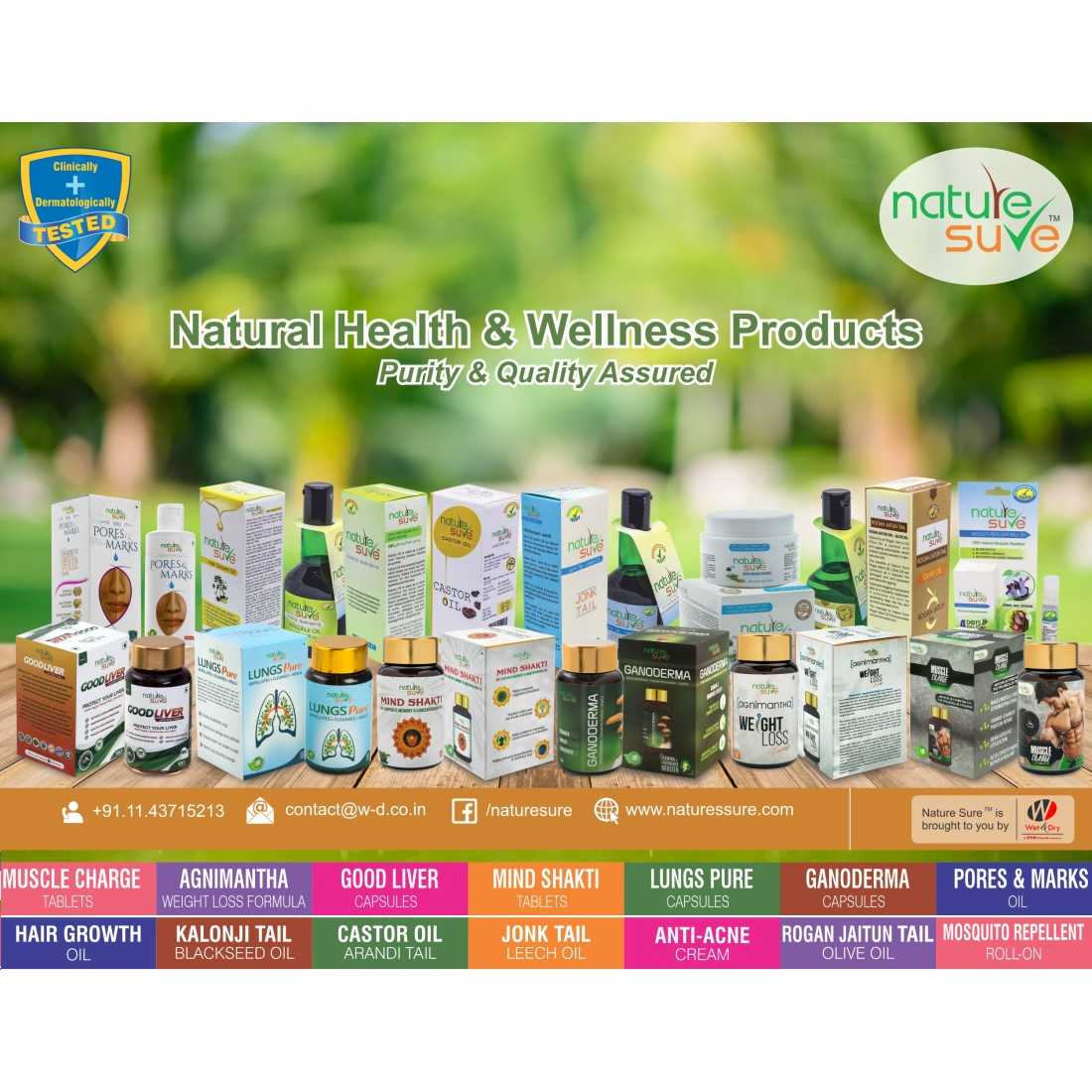 Nature Sure Thumba Wonder Hair Oil for Men and Women